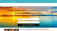 Desktop Screenshot of challengeyourgravity.com